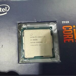 Intel Core i9-9900K Processor - Silver and Blue